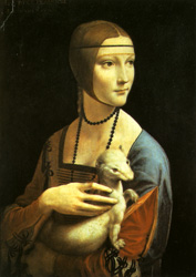 Леонардо да Винчи. «Портрет дамы с горностаем»
