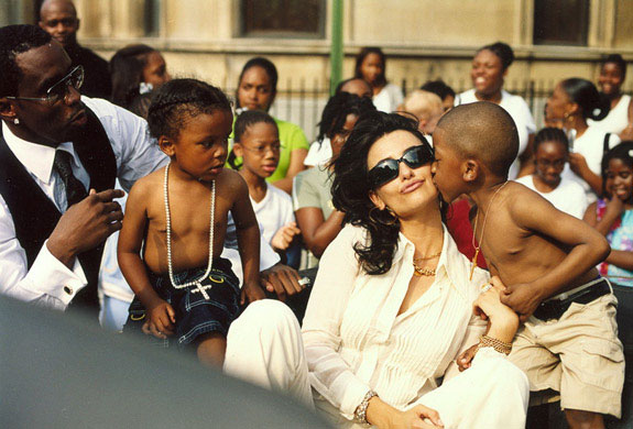 #4. America, Puff Daddy & Penelope Cruz, Jun 2005. Photographer: Peter Lindbergh