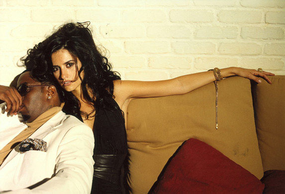 #12. America, Puff Daddy & Penelope Cruz, Jun 2005. Photographer: Peter Lindbergh