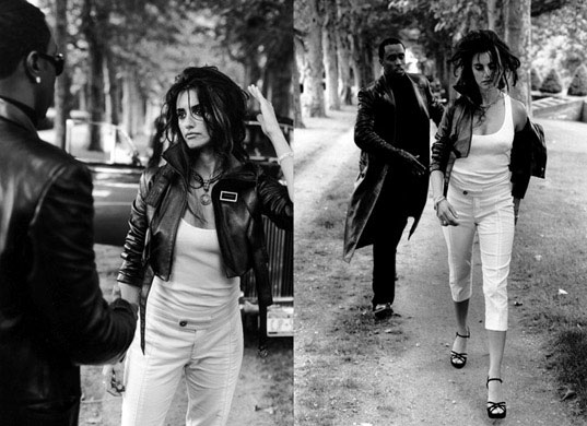 #15. America, Puff Daddy & Penelope Cruz, Jun 2005. Photographer: Peter Lindbergh