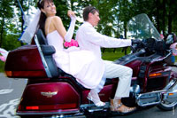 С Поклонной горы на мотоцикле Honda Gold Wing с ветерком
