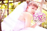 Красивый фотопортрет невесты в лучшем цвете