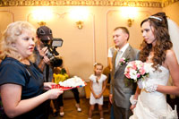 Фото начала свадебного ритуала в ЗАГСе