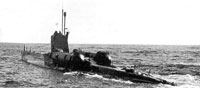 Подводная лодка 644 проекта выходит из Балаклавской бухты