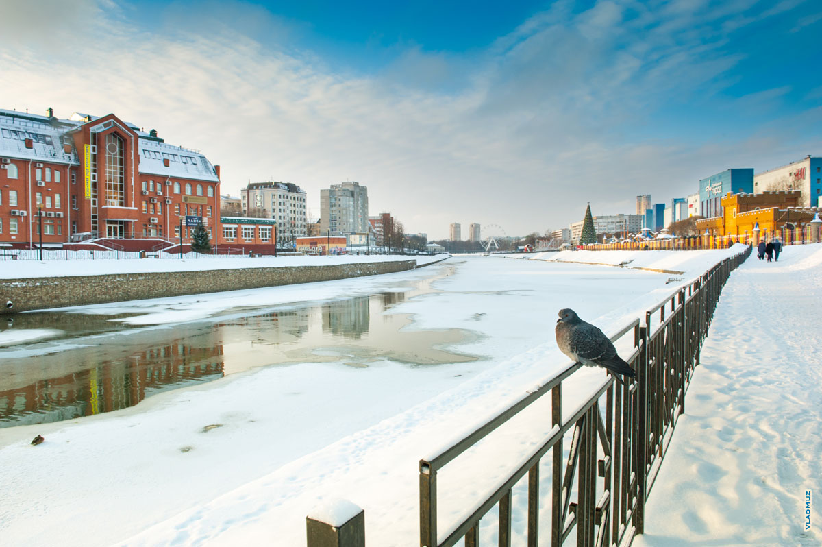 Фото Центральной набережной в Иваново со стороны Шереметевского проспекта