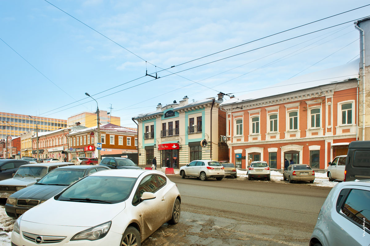Фото купеческих домов на ул. Горького в Ижевске