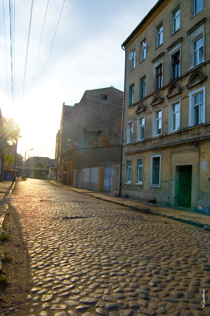 Улицы в Советске вымощены камнем