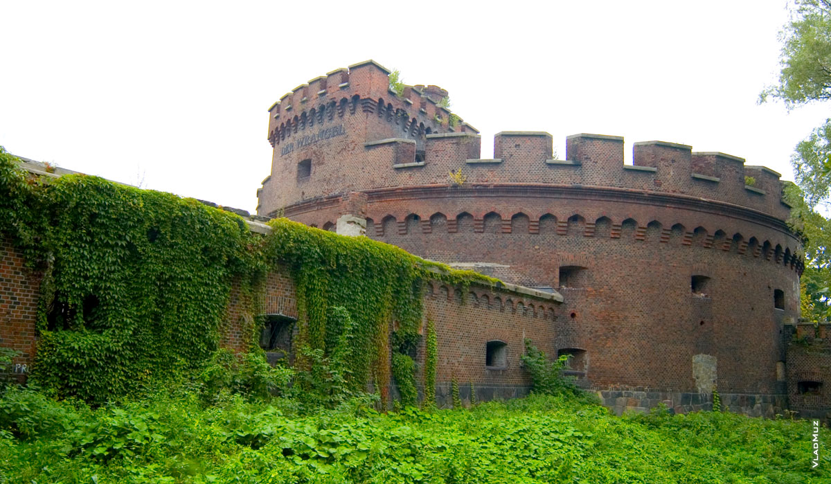 Один из крепостных фортов Кенигсберга — башня Врангеля (Der Wrangler)