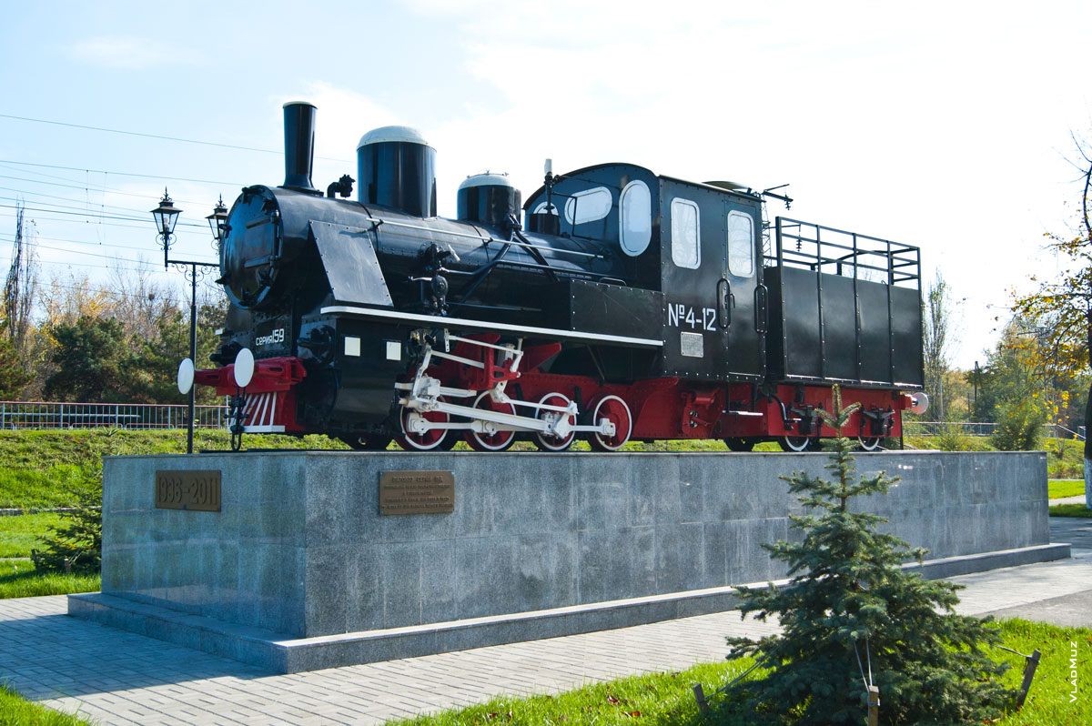 Фото паровоза серии 159, положившего начало локомотивостроению в Новочеркасске