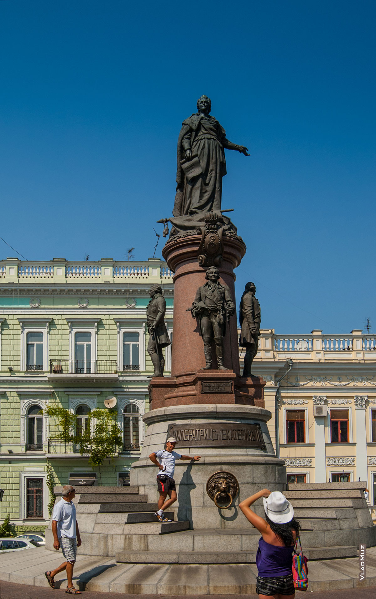 Одесса, фото памятника Екатерине II на Екатерининской площади