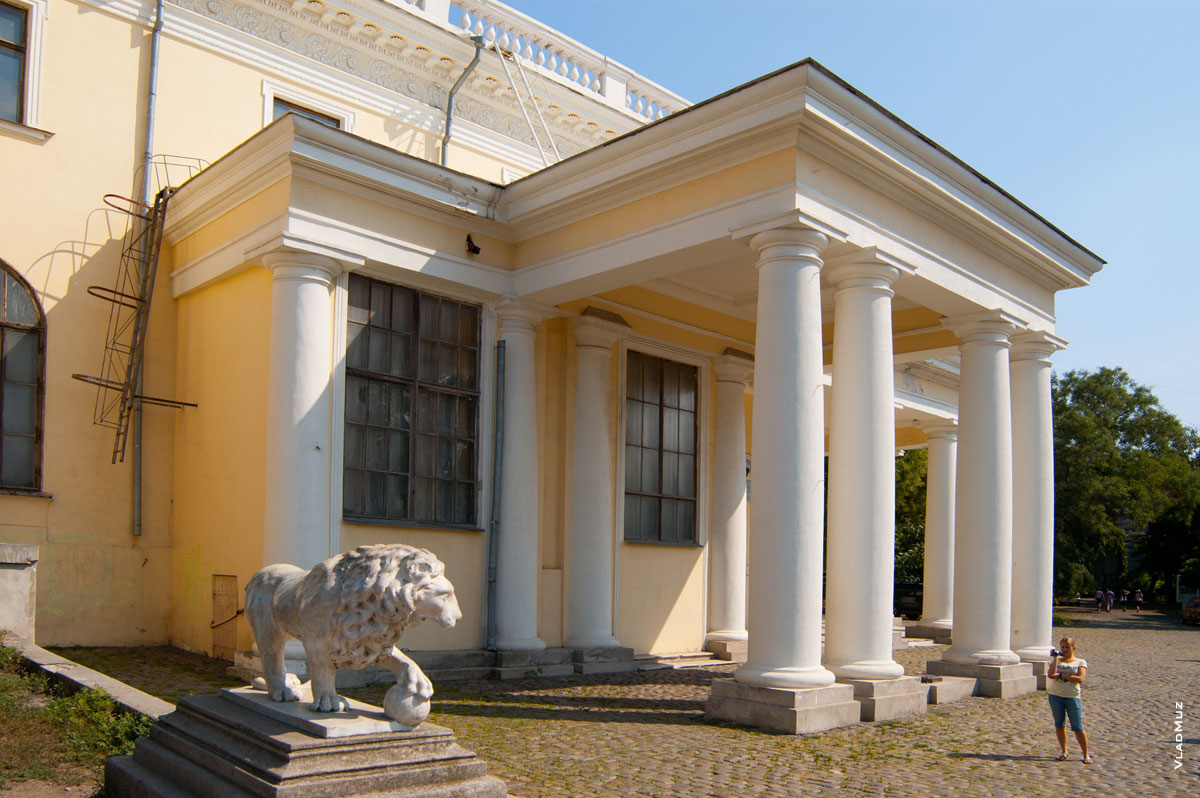 Фото 61 города Одессы - львы у входа в дворец Воронцовых в Одессе