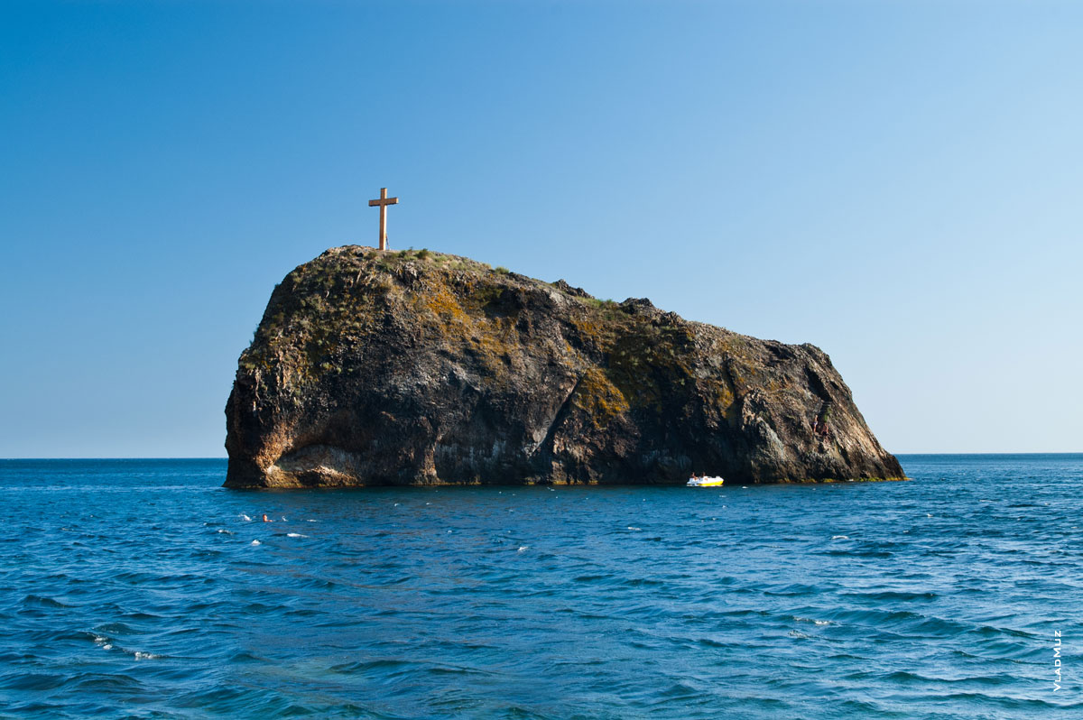 Фото скалы святого Явления (Фиолент, Крым, Севастополь)