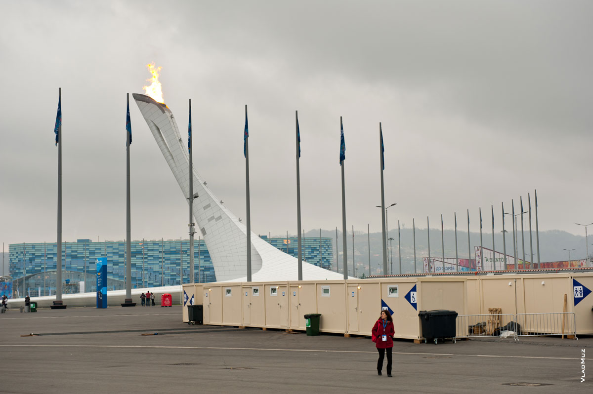 Фото туалетов в Олимпийском парке «Сочи 2014»