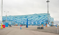 Дворец зимнего спорта «Айсберг» со стороны Олимпийской площади